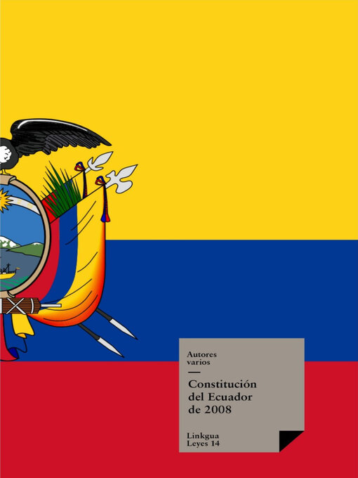 Title details for Constitución de Ecuador de 1998 by Autores varios - Wait list